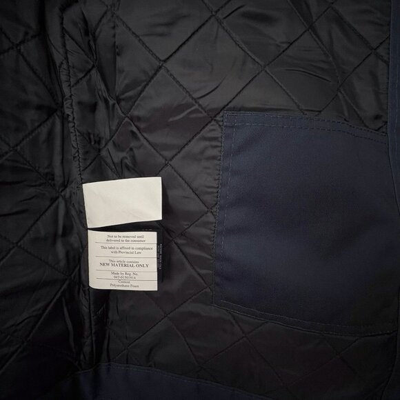 DICKIES Industrial Insulated Color Block Quilted Jacket Navy Men’s M LJ605 NWT - Picture 9 of 12